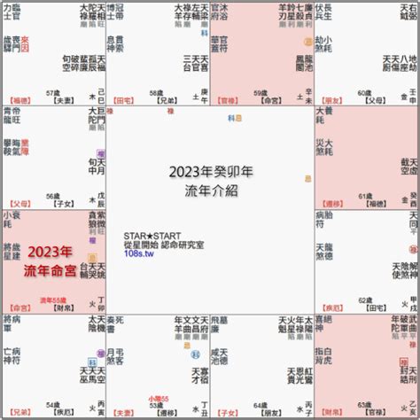 2023流年命宮|2023年，癸卯年，紫微斗數流年運勢分析